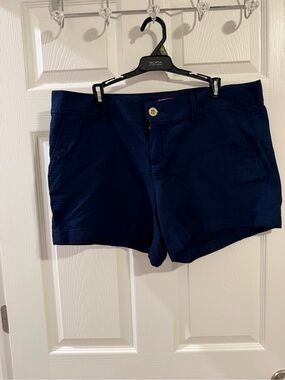 Lilly Pulitzer Navy Cotton Chino Shorts